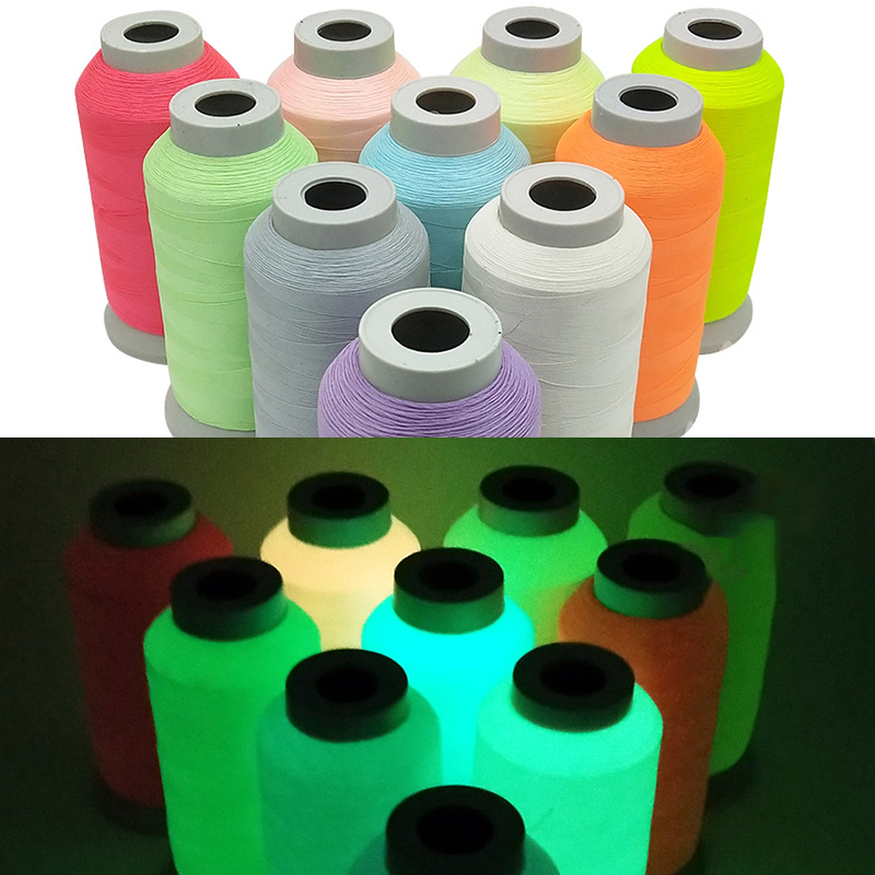 1000 Yard Luminous Thread Roll line Nylon Cross Stitch Embroidery Thread DIY Handmade Night Light String Sewing Accessories