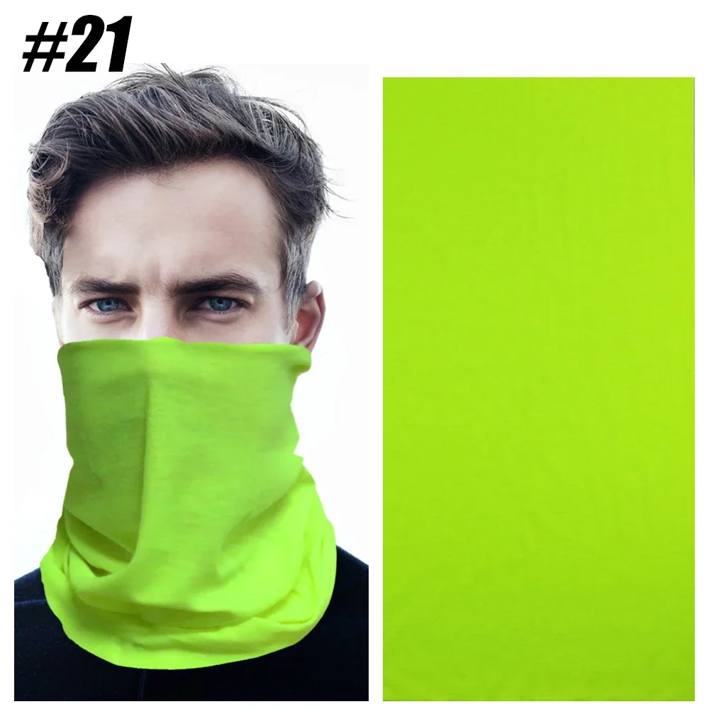 Foulards de randonnée cache-cou masque facial hommes femmes sans couture Bandana Rave visage couverture écharpe masque cagoule bandeau tête enveloppement chapeaux