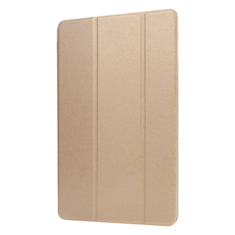 Voor Samsung Galaxy Tab A7 10.4 SM-T505 T500 T507 Ultra-Dunne Flip Leather Case Shockproof Fold Stand Tablet cover: gold