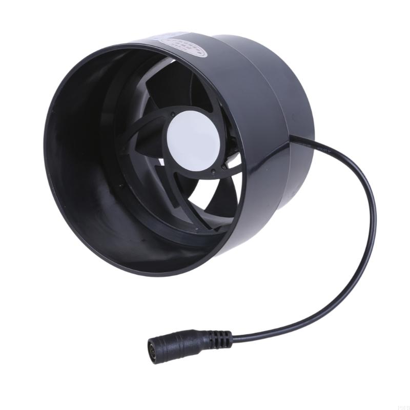 Powerful 12V Ventilation Exhaust Fan 110mm-100mm for Home Outdoor Use with Low Noise Level Odor Extraction Energy Saving