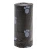 Neue 1/5/10/20 Rolle Haustier Hund Abfall Kacke Tasche Poo Druck Abbaubar sauber-hoch: Schwarz