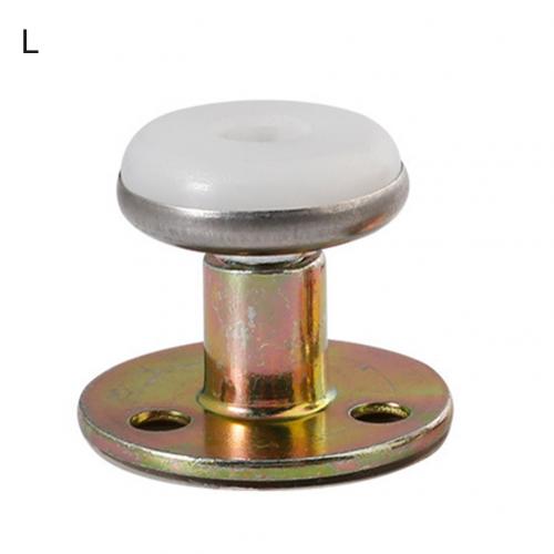 Bed Stabilizer Adjustable Furniture Fixed bracket wall Bed stabilizer Self-adhesive Door Stopper anti-shake Hardware: Antique Brass L