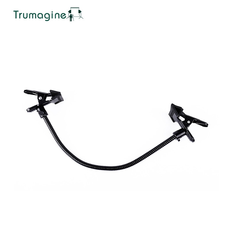 TRUMAGINE Backdrops Holder Clamp Clip Photography Reflector Clamp Pipe Lighting Stand Flex Arm Photo Fotografica Accessories