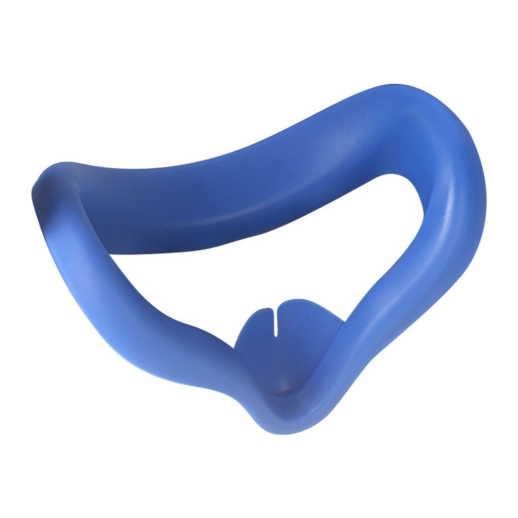 Cubierta de silicona antisudor para gafas VR, para Oculus Quest 2, antifugas, con bloqueo de luz: Blue