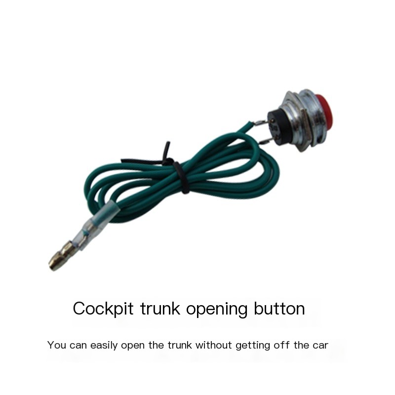 Kit de liberación de maletero de coche Universal, caja trasera automática, abridor de maletero, motor eléctrico con instrucciones en inglés