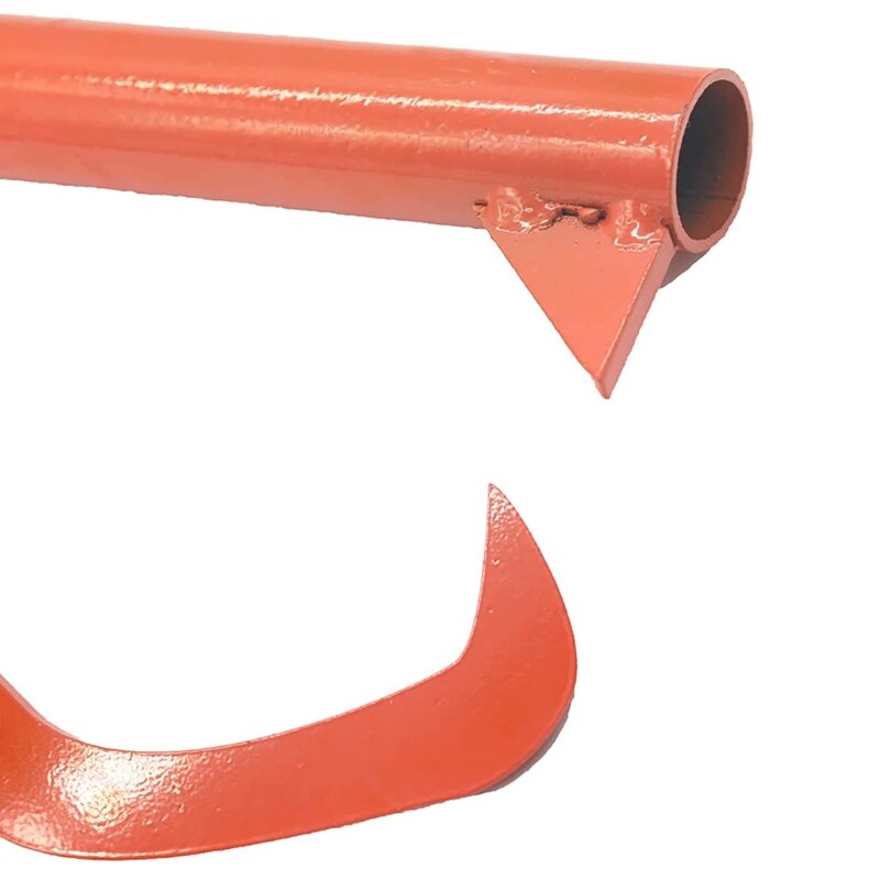G5AB Indispensable 46cm Forestry Multitool Roller Logging Po-le Garden Backyard Elevator Log Heavy Anti-rust Oblique Hook