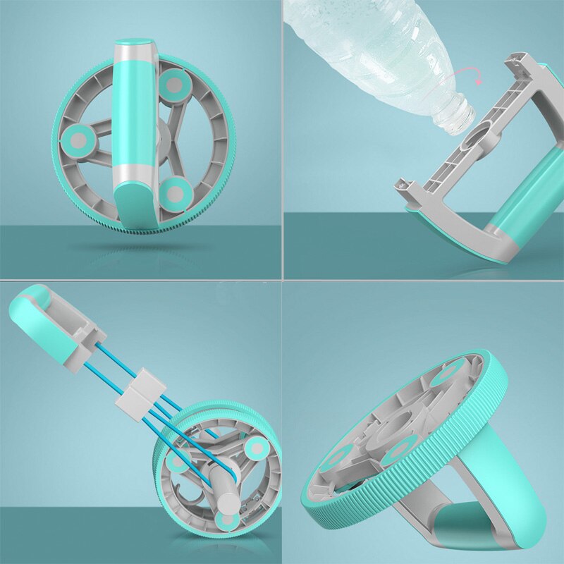 Sports Ab Roller Wheel 14-in-1 Ab Roller Kit Push Up Handles Grips Home Workout Equipment Core and Abdominal Trainers