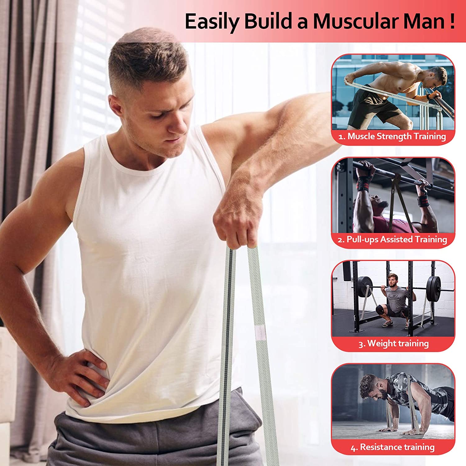 105lb Lange Widerstand Schleife Band einstellen unisex Fitness Yoga Elastische Bands Hüfte Kreis Oberschenkel Hocken Band trainieren Fitnessstudio Ausrügestochen für hause