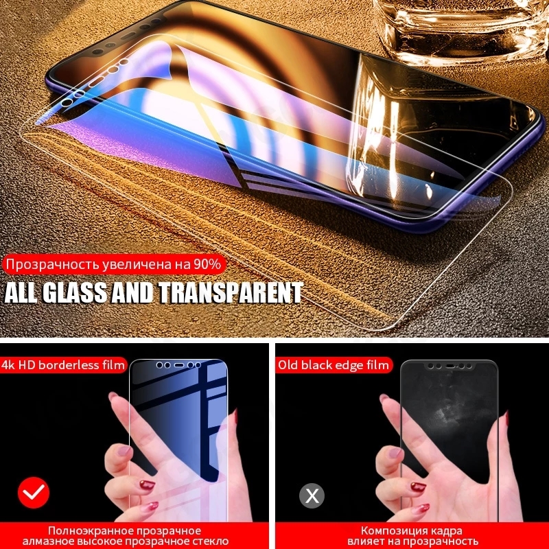 Tempered Glass For Infinix 10 9 Play 10S NFC 10T Smart 5 10Lite Lite Note 8 8i 7 S4 S5 Pro Note8 Screen Protector Film