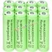 20pcs AA 1.2V 3000mAh NiMH 1.2v Rechargeable Batteries Green battery Garden Solar Light LED flashlight torch