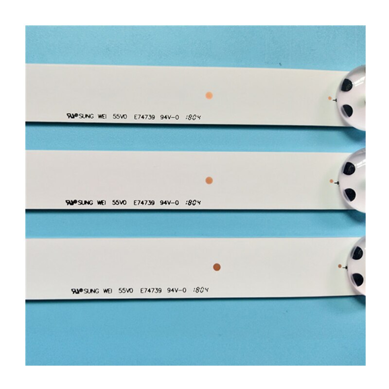 Bandes LED pour LG 43UF640V 43UF6700 43UF670T 43UF670V, barres de rétro-éclairage, règle de ligne, 43 pouces, UHD, 1 barre, Type 24EA, 850mm