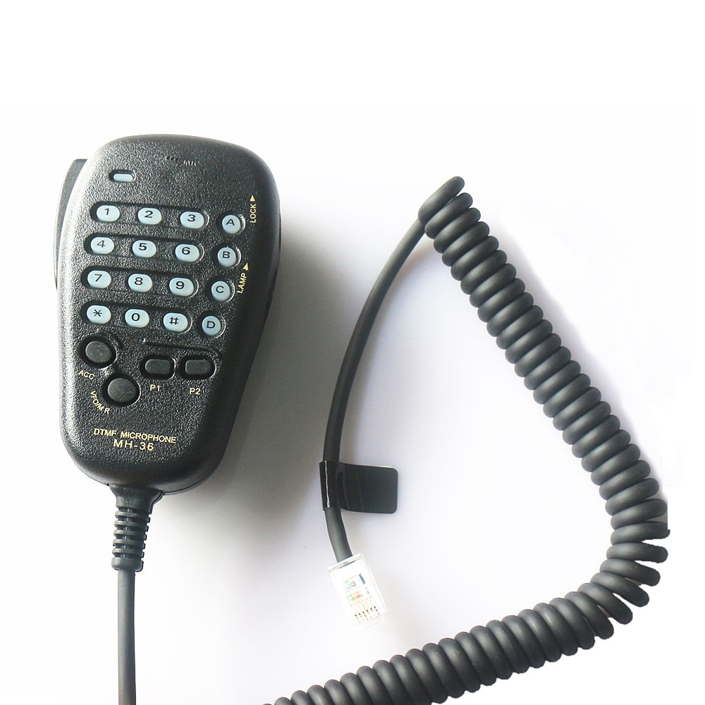 DTMF – haut-parleur à main, Microphone MH-36B6J 6 broches pour Yaesu Radio FT-90R FT-2600M FT-3000M FT-8000R FT-8100R