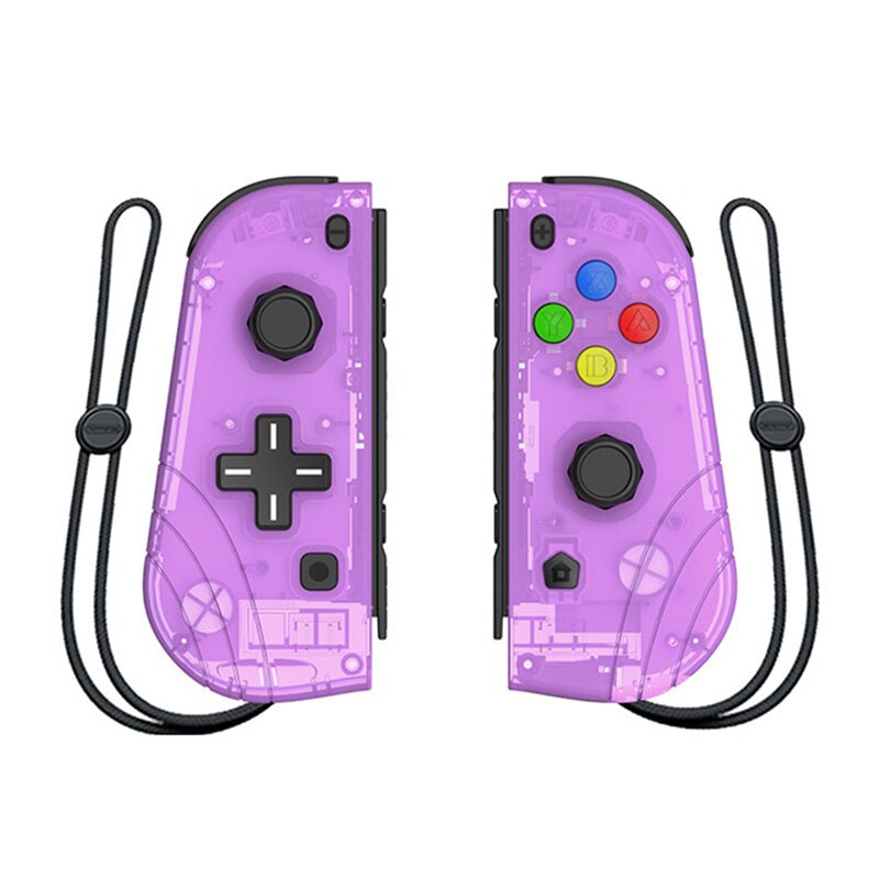 Bluetooth Wireless Controller Gamepad For Nintend Switch Console Vibration Sensor Con Handle Game Left Right Joystick Controller: Purple orange A