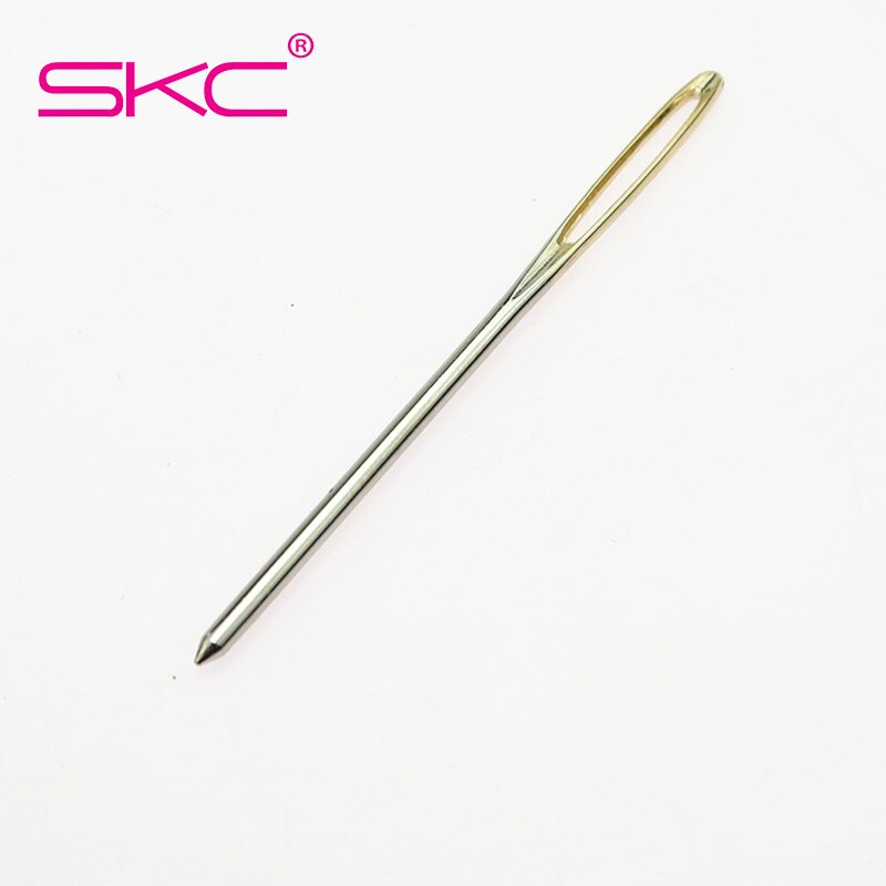 SKC 4pcs/2bag Steel Big Hole Sewing Needles Hand Needles Sweater Embroidery Needles Cross Stitch Needles DIY Sewing Tool