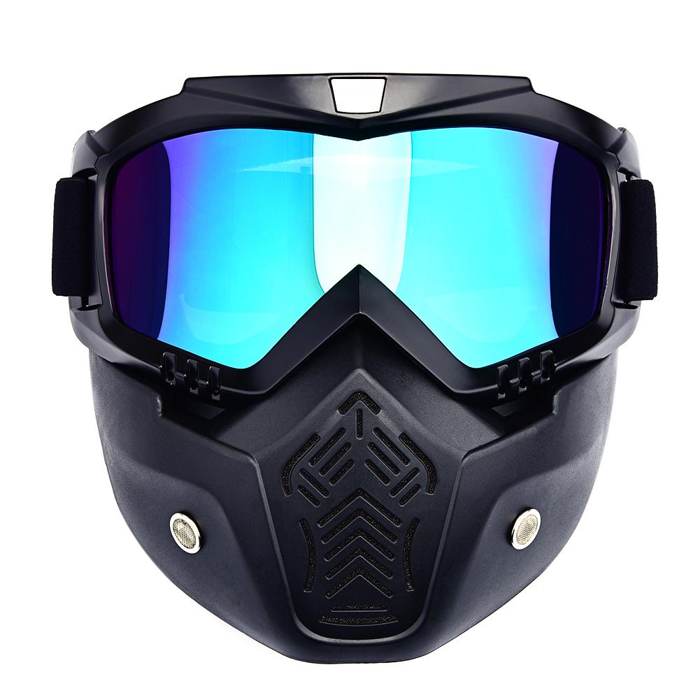 Skibriller mænd kvinder snowboard briller briller 3 lag højkvalitets svamp beskyttelse sne ski briller anti-dug maske: 2