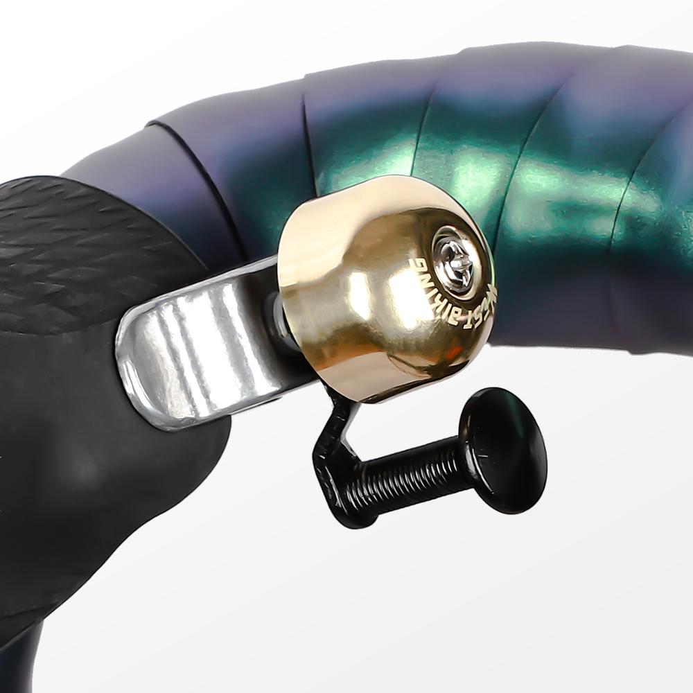 WEST BIKING Road Bike Bell Retro Ultralight Handlebar Horn Safety Alarm Aluminum Alloy Copper Bike Accessories MTB Bicycle Bell