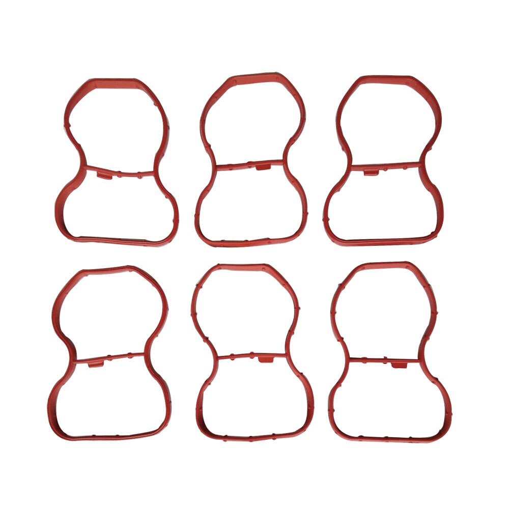 Kit de réparation de bouchon de collecteur d&#39;admission, pour BMW N57 N57S E90 E91 E92 E93 F07 F10 F11 11618511363,11617807480: 6PCS Gasket