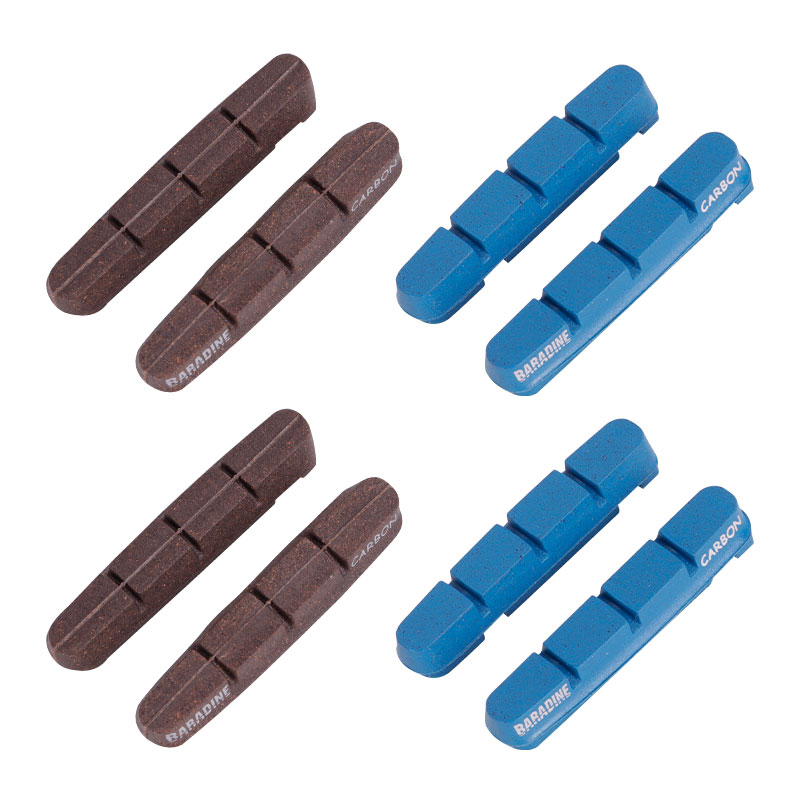 Baradine Heat Dissipation Tech Carbon Rim Brake Pads #453 Pro Road Bike Caliper Braking Inserts for Carbon Wheel 1/2/4/8