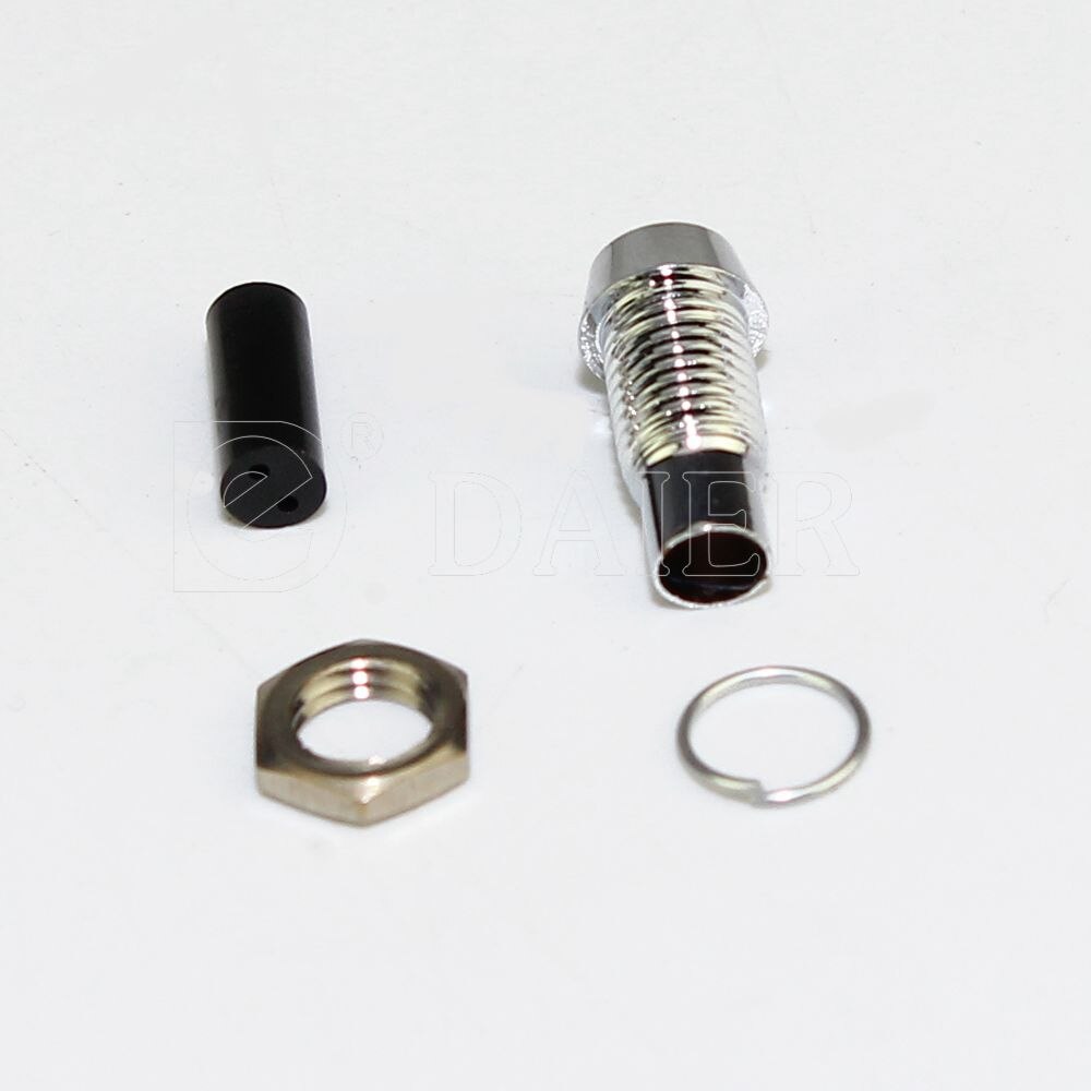 20PCS Copper 3MM Metal LED Holder Light Emitting Diode Mount Panel Lamp Holder Convex Type MLH-3-1