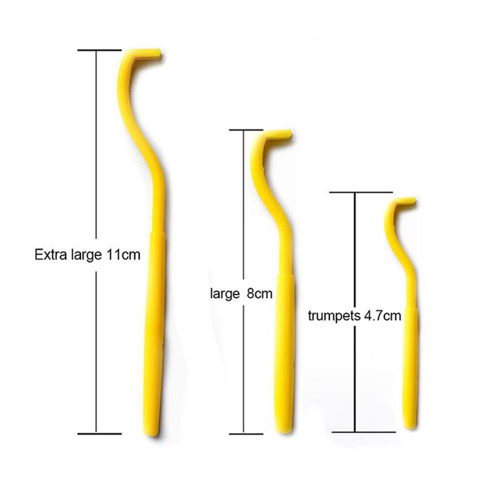 3pcs/lot Pet Cats Dog Tick Removal Tool Flea Louse Clipper Dual Teeth Cleaning Mites Twist Hook Remover Pet Supplies