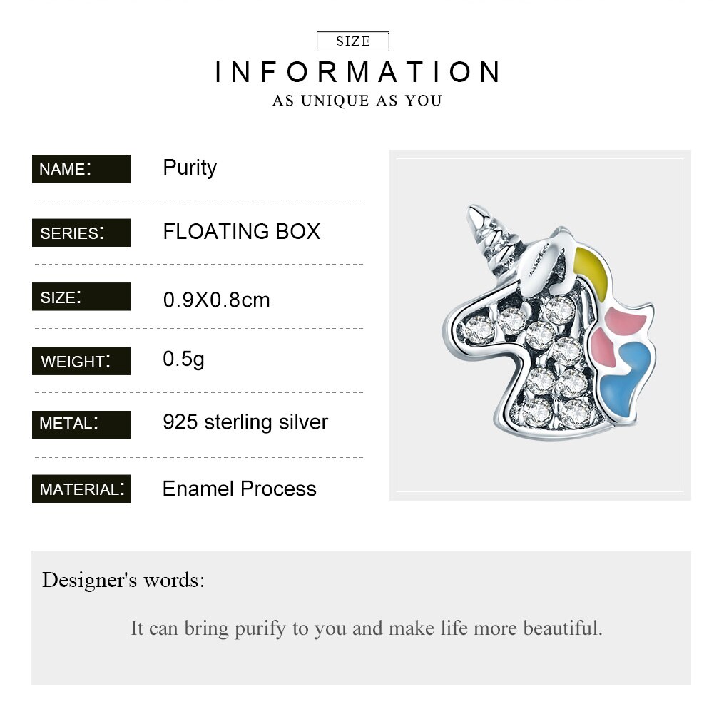 WOSTU Style 925 Sterling Silver Licorne, Owl, Cat, Tree Of Life Petites Charm Fit Original Floating Necklace DIY Jewelry