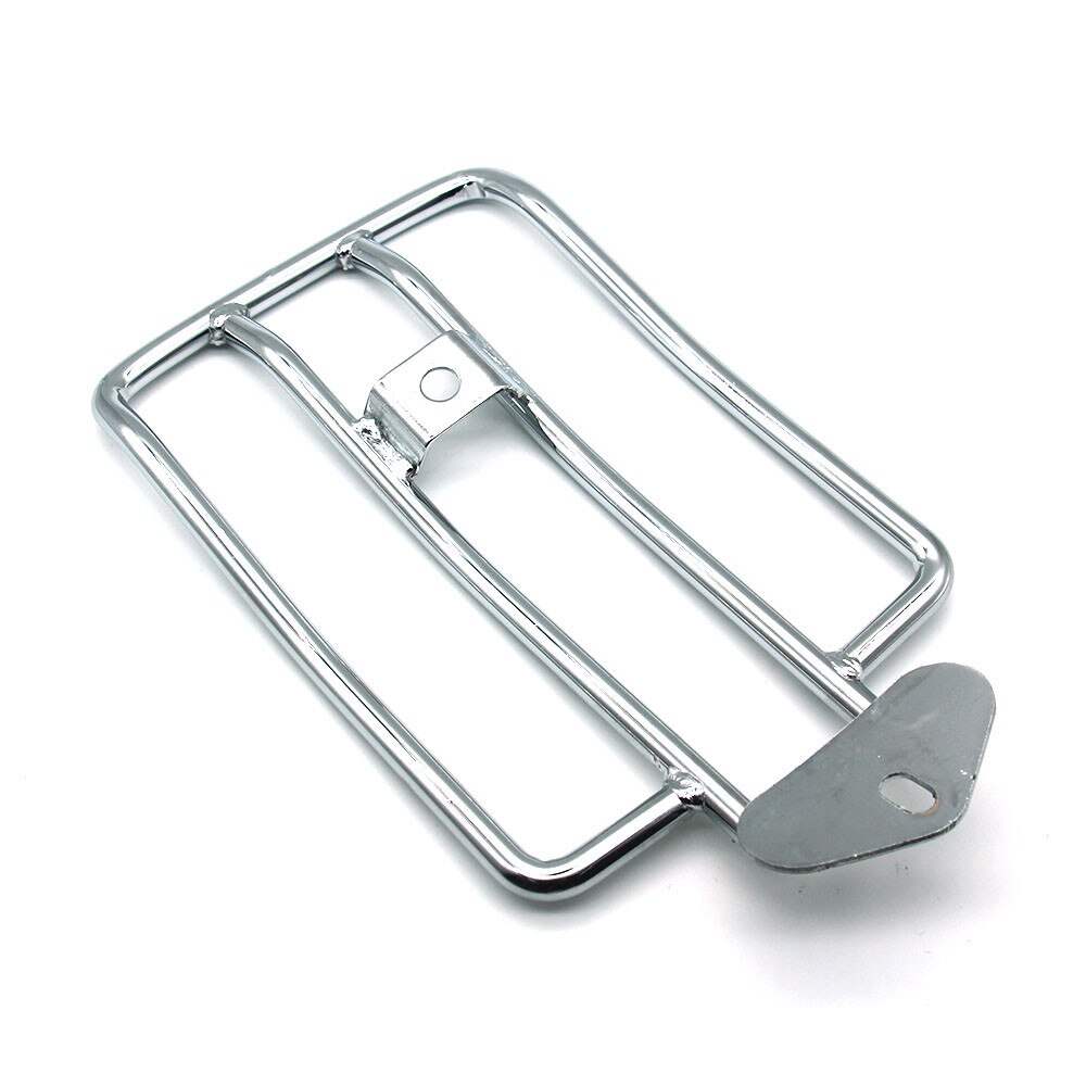 Motorcycle Back seat plating rack Motorcycle rear solo seats for Harley XL Sportsters iron 48 luggage rack support frame: Silver