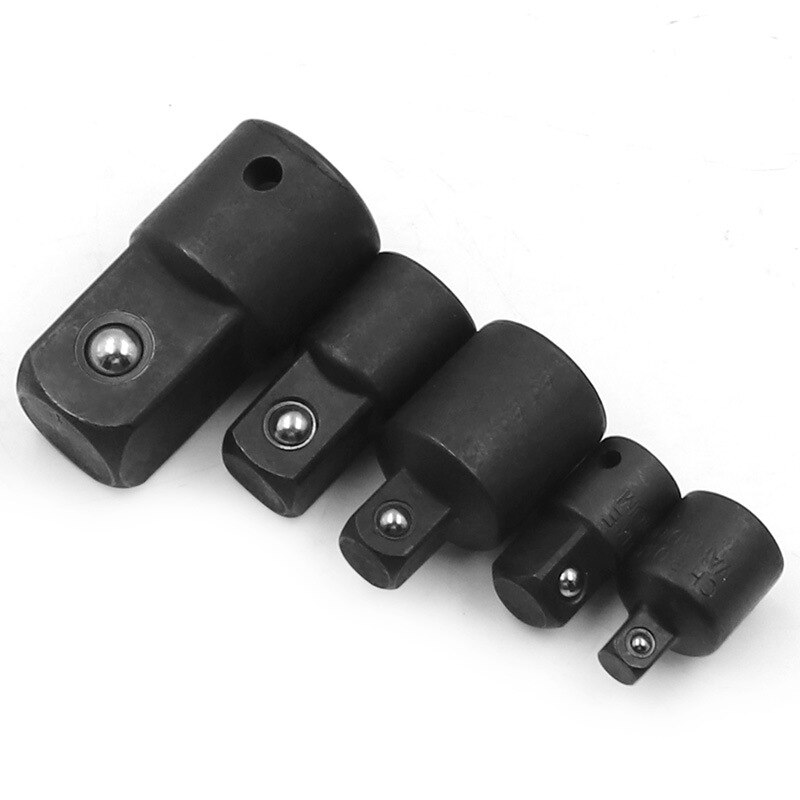 Geartronics 4-Piece Socket Adapter Reducer Set – 1/2” To 3/8”, 3/8” To 1/4”, 3/8” To 1/2”, 1/4” To 3/8” – Chrome Vanadium, SAE