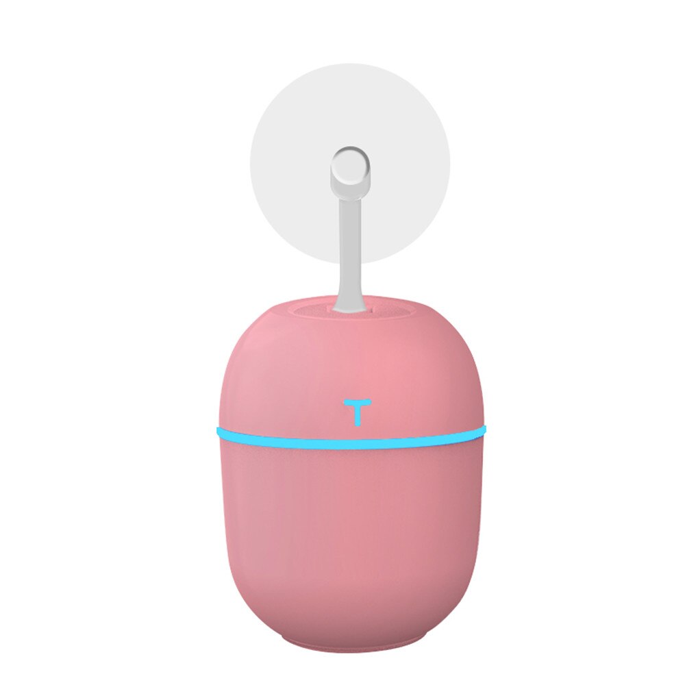 Ultralyd luftfukter usb mini bærbar tåkemaker aromaterapi luftfuktere til hjemmekontor aroma eterisk olje diffusor: Rosa