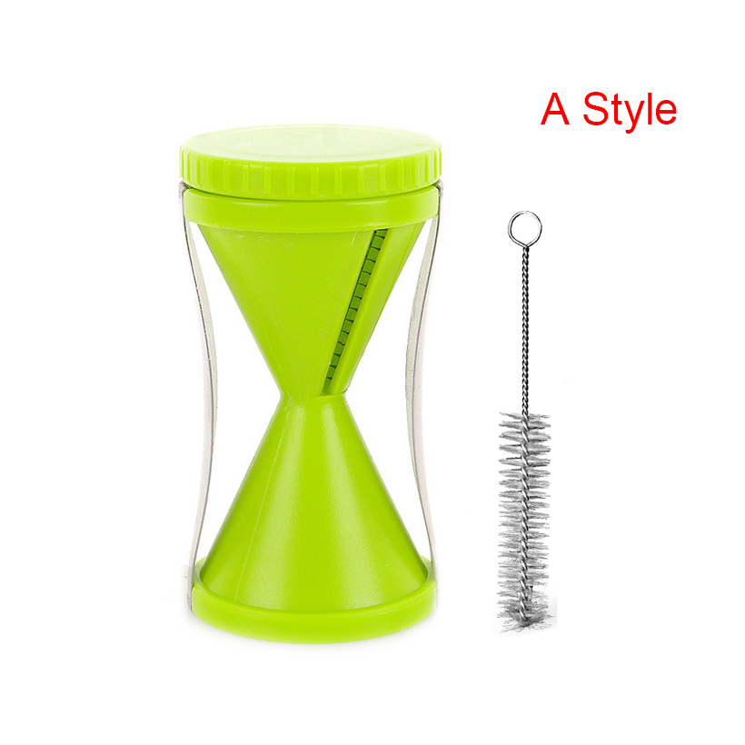 Grønnsaksnudler spiralizer spiralkutter gulrot rivjern for grønnsak spaghetti salat slicer kjøkken gadget matlagingsverktøy: En