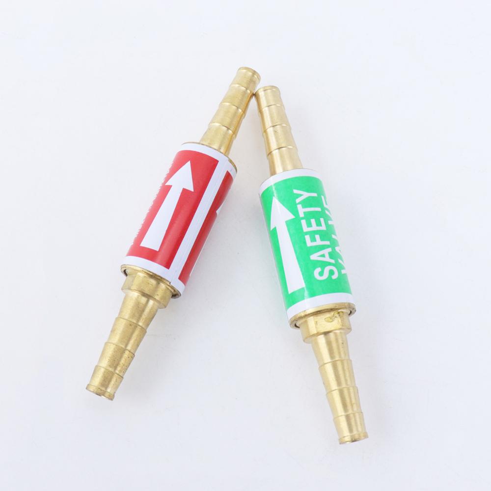 Flashback Arrestor 1pair Oxygen Acetylene Fuel Safety Valve 8mm/0.31" or 6mm/0.24" Hose Flame Busterfor Welding Cutting Torch