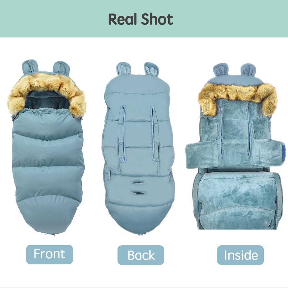Baby Sleeping Bag Super Thick Winter Baby Envelope In Stroller Footmuff Baby Sleep Sacks 24Month Newborn Sleeping Bag for Infant
