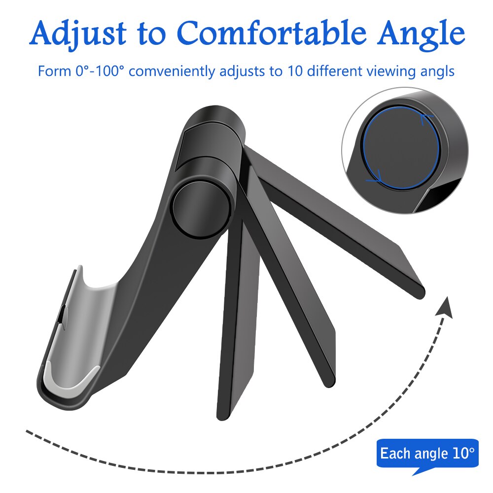 Universal Desk Phone Stand for iPhone iPad Adjustable Tablet Foldable Desk Phone Desk Stand Stand