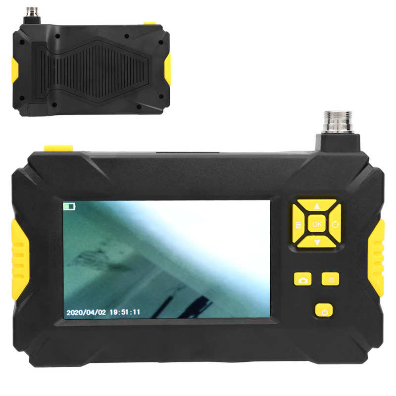 P30 3.9mm 4.3in LCD Endoscope 1080P Borescope Pipeline Inspection Camera with 6 Lights