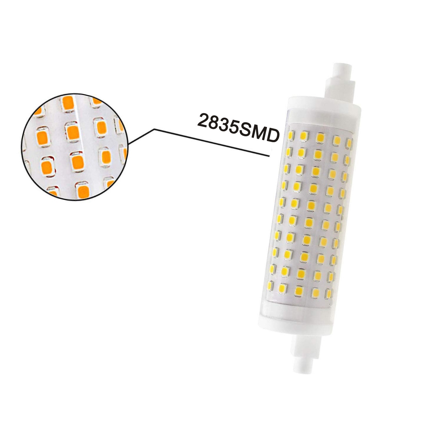 20W Dimbare Led R7S Licht 118mm 150lm/w J118 RX7S Buis licht Equivalent 200w halogeenlamp AC110V/220V