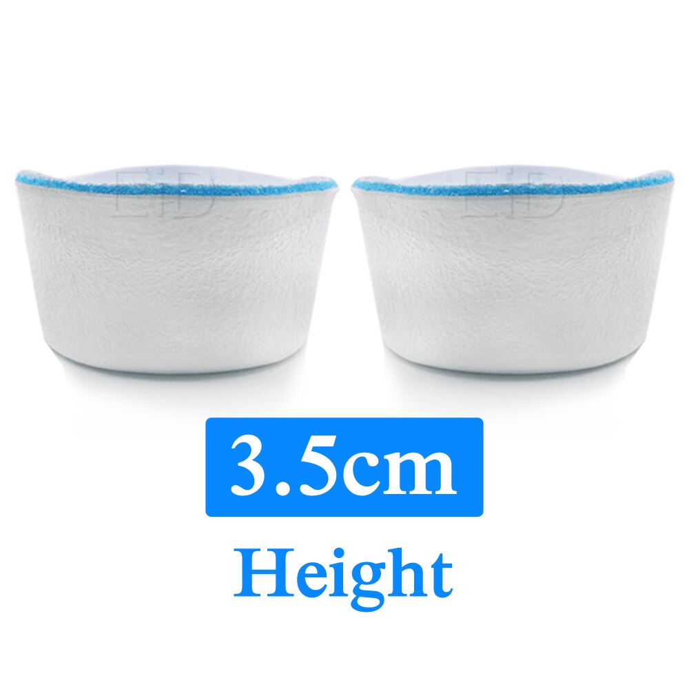 Semelles Rehaussantes 3,5 Cm En Mousse Mémoire De Forme - Pour Hommes Et Femmes, Pointure EU 35-36, Blanc, Confort Et Amorti