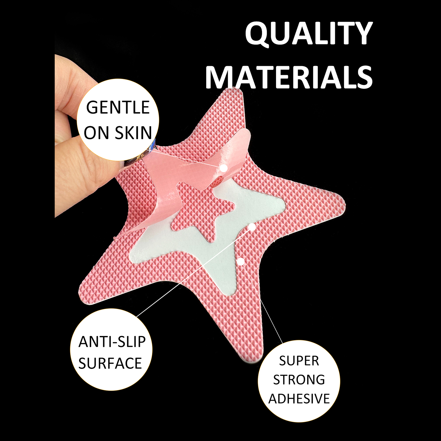 10 Stuks Stervormige Bad Sticker Waterdicht Anti-Slip Vloer Trap Tape Strips Swing Zwembad Vloer Anti-slip Pad Stickers
