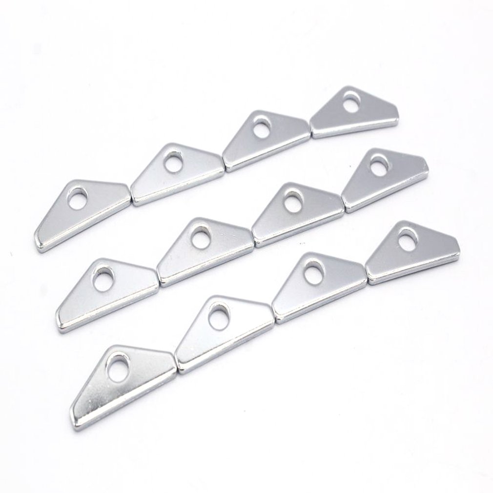 Cubierta de válvula cromada, Mini pestañas de 12 piezas, bloque pequeño SBF para Ford 289 302 351W, accesorios para coche, cubierta de válvula