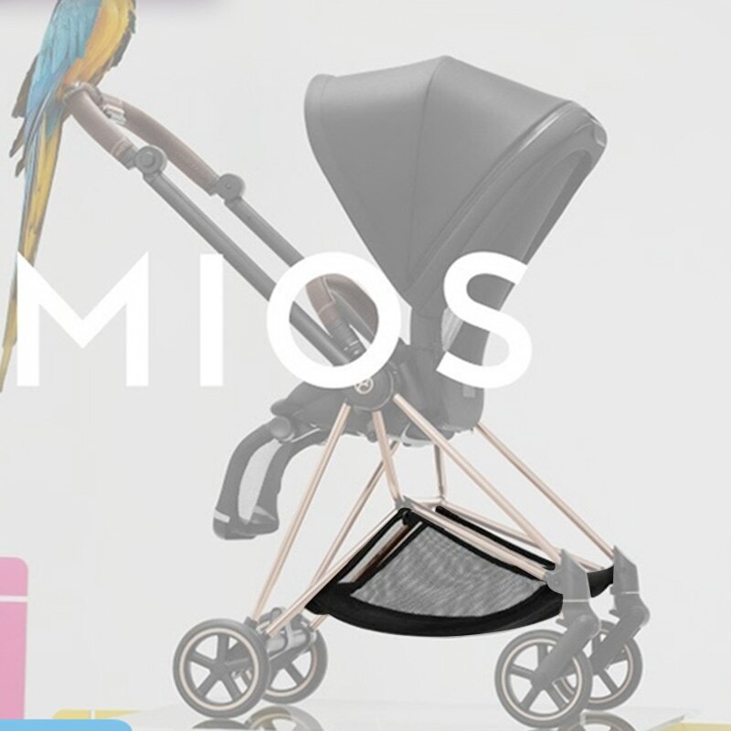 Kinderwagen-Einkaufskorb, jeweils für Cybex Priam 3/4 Mios 2/3 Melio2/3 Buggy-Aufbewahrungstasche, Tragekorb, Babywagen-Zubehör: WHITE