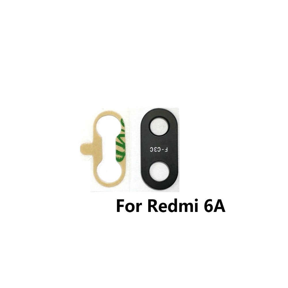 1PCS Neue Kamera Glas Objektiv Zurück Hinten Kamera Glas Objektiv mit Kleber Ersatz für Xiaomi Redmi 6A 6 6pro 7A 8A K30 S2 telefon: Redmi 6A