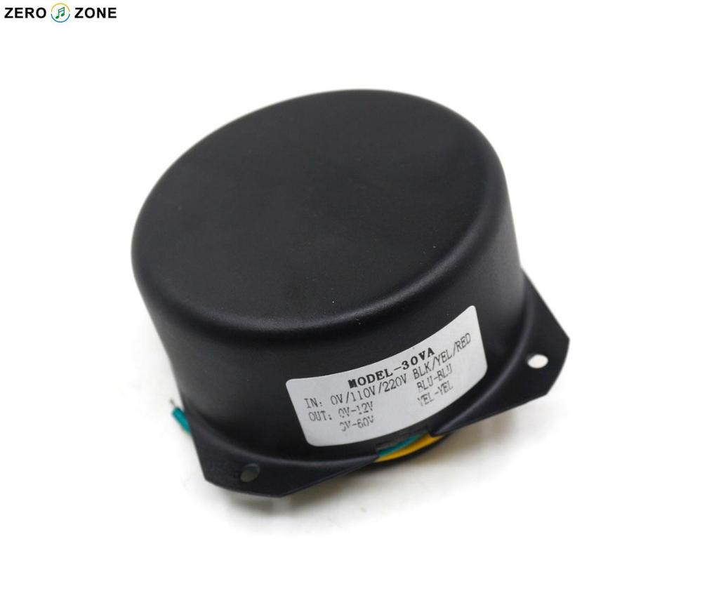 GZLOZONE 30W Toroid Seal Transformer For Tube Preamp 0-110V-220V To 0-60V 0.3A 0-12V 1A