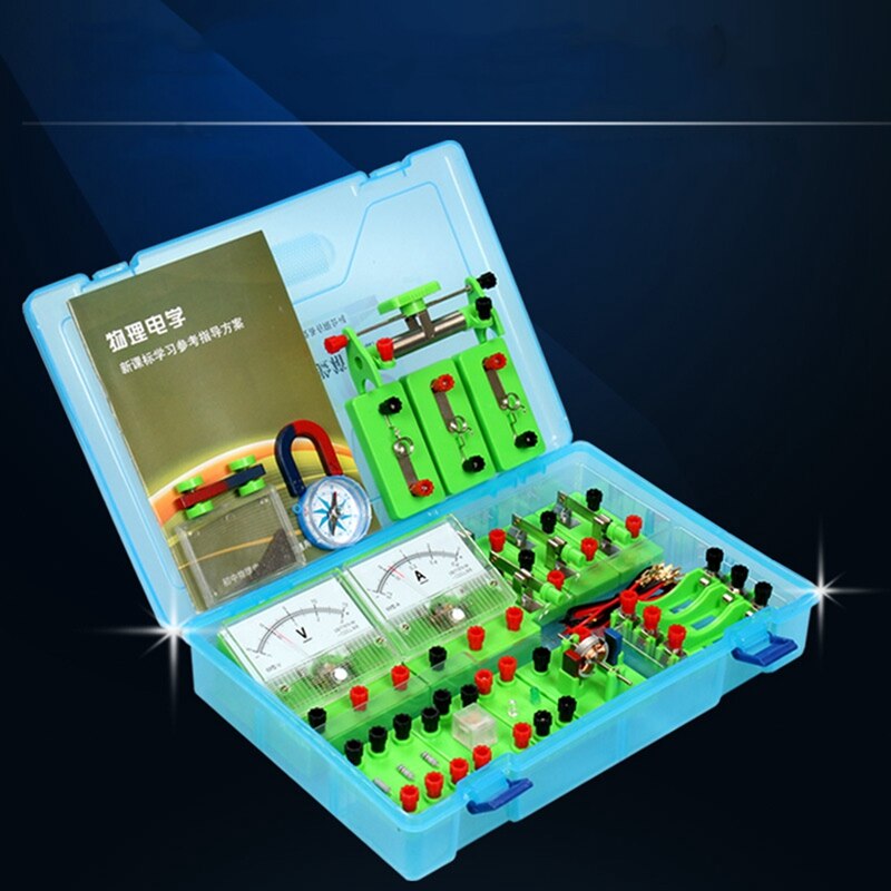 Electromagnetic Experiment Equipment Set Physics Labs Circuit Learning Kit Basic Electricity Discovery Principles Kit