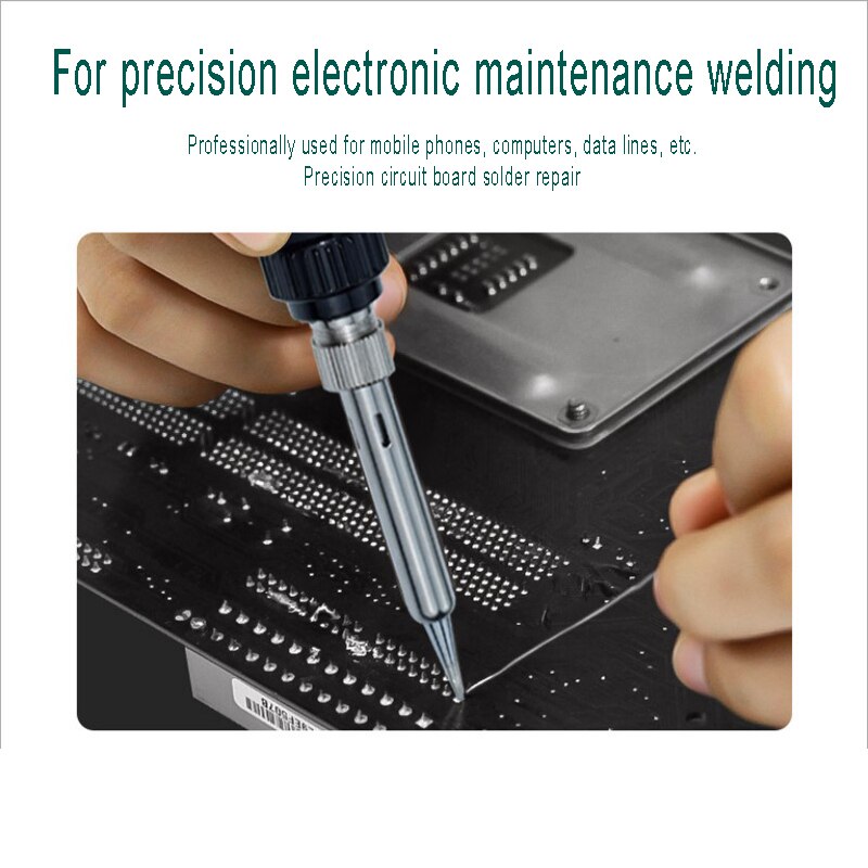 80W Digital Electric Rubber Handle Soldering Iron 7 Kit Set 220V 110V 240V US/EUR/CHN/UK Standard
