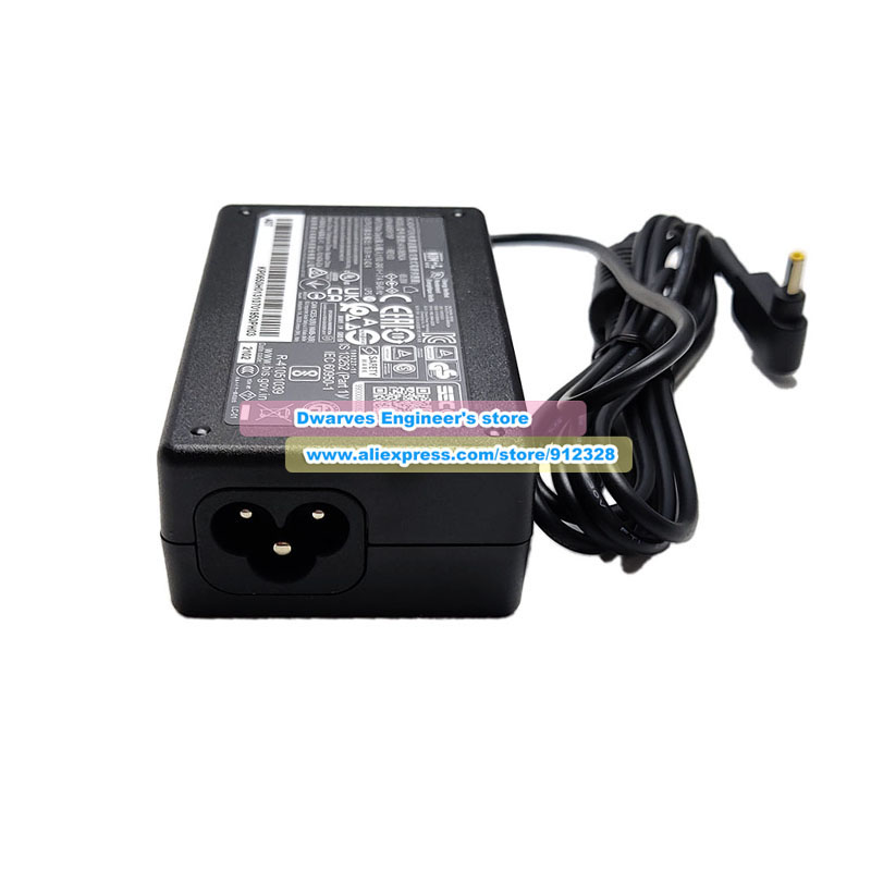 Zasilacz AC 65W 19V 3.42A 3.0x1.1mm do N19W2 N19H3 N20C5 N18Q13 SF314-57