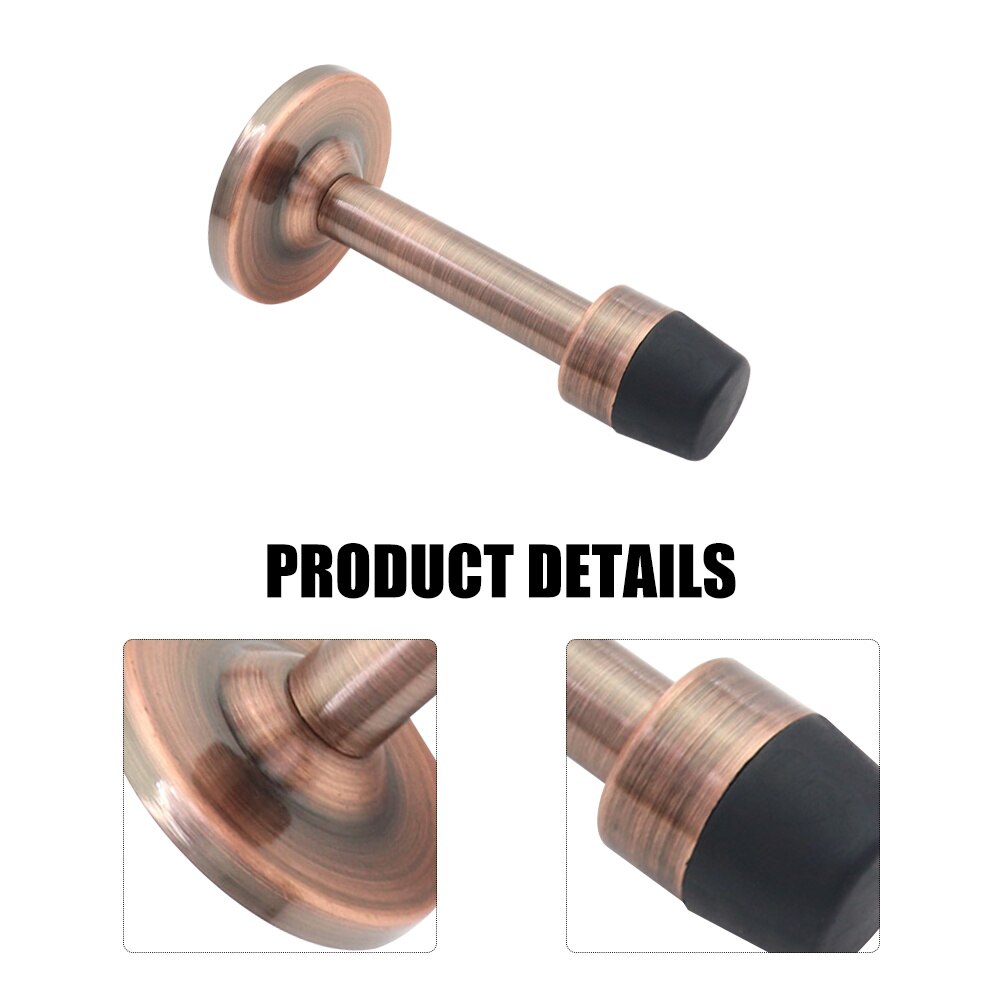 Door Stop Wall Protector Stainless Steel Door Stopper Bedroom Door Stops