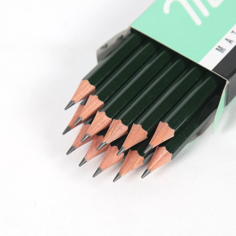 12 stücke Japan 9800 Beruf Zeichnung Bleistift einstellen Anti-brechen Blei 2B-8H Skizze Bleistifte für Schule Kreide Graphit Kunst bleistifte