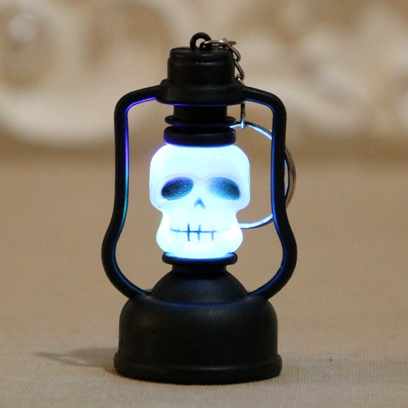 Halloween Jack-o'-Lantern, Plastic Mini-Oil Bar Decoration Nightlight Witch Lamp: 2