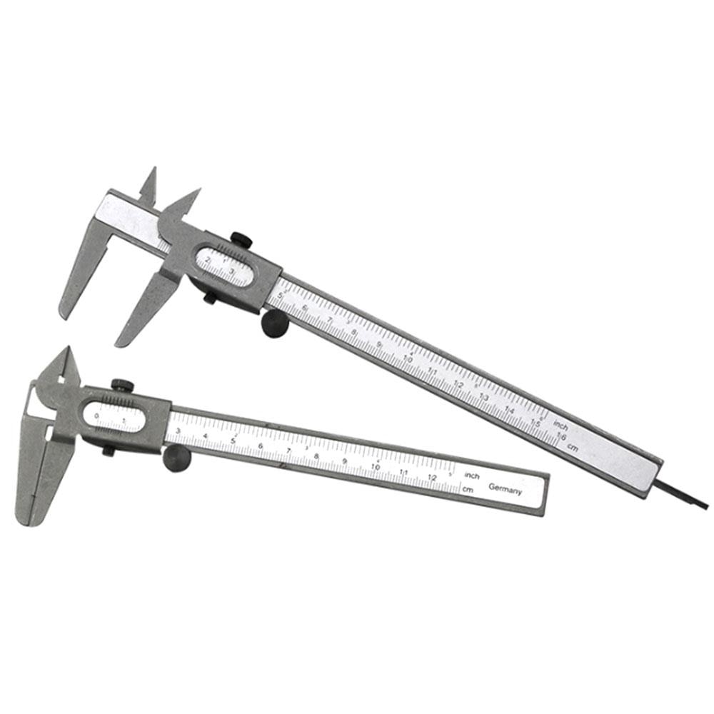 Metal Caliper 0.01mm Scale Vernier Caliper Slide Gauge Practical Silver Instrument Stainless Steel Meter