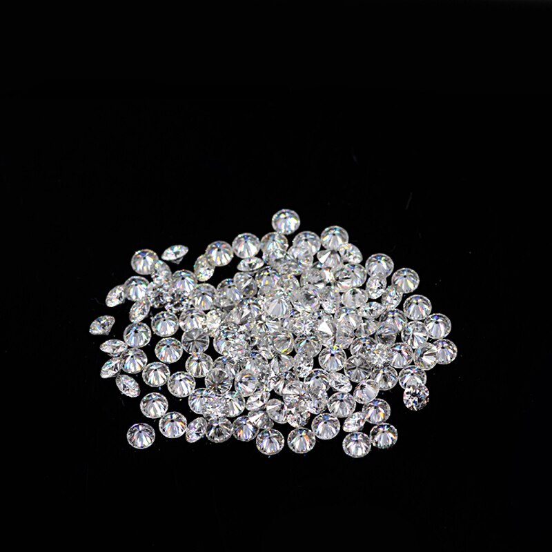 Tianyu Gems 30pcs/Pack 1.5mm EF Moissanite Diamonds Loose Stones Samll Size Round Brilliant White Price for Jewelry