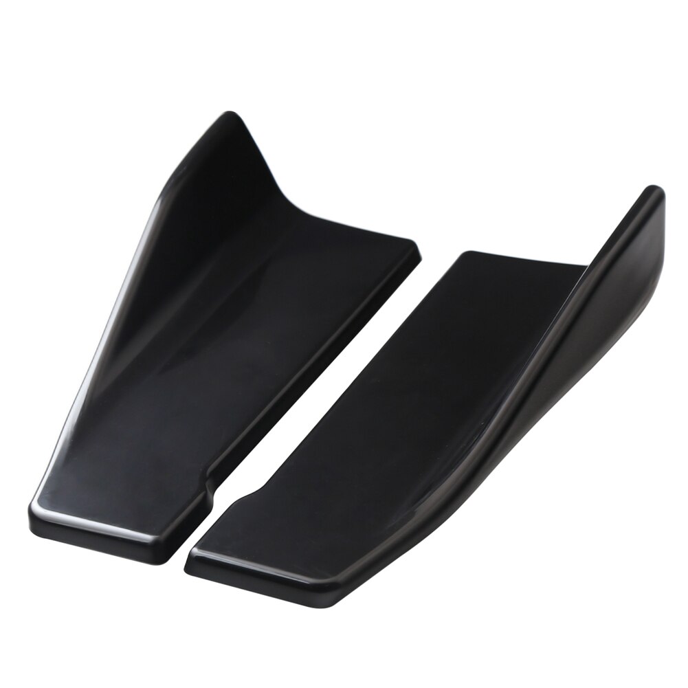 2pcs Side Skirts Fits Universal Vehicles Black Exterior Side Bottom Line Extensions Splitter Lip Car Diffusers