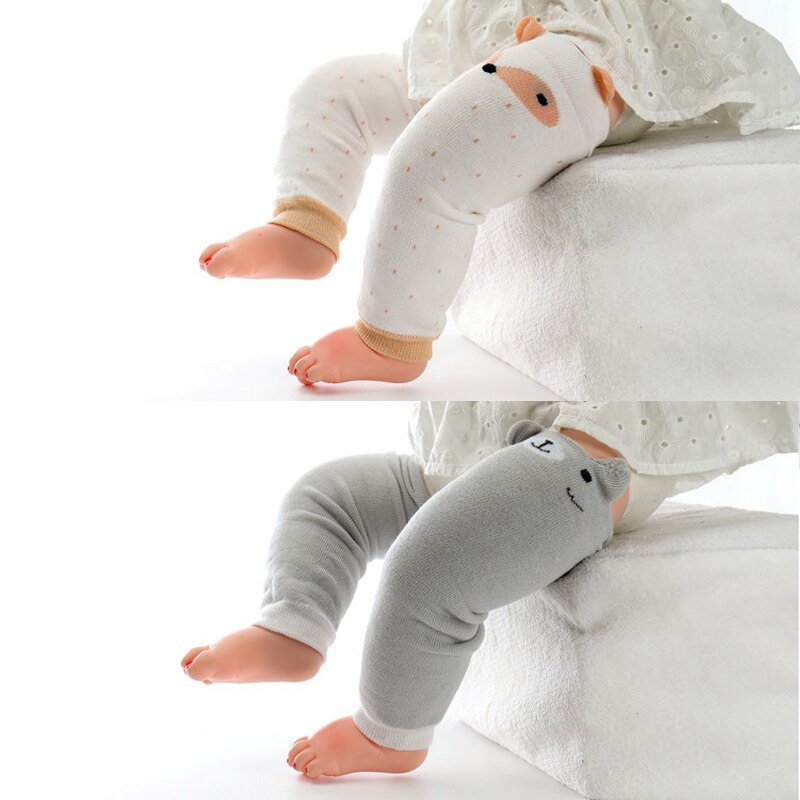WARMOM Children Kneecap Baby Winter Leg Warmers Children Cotton Knee Pad Baby Crawling Knee Pads Cartoon Safety Cotton Knee Pads